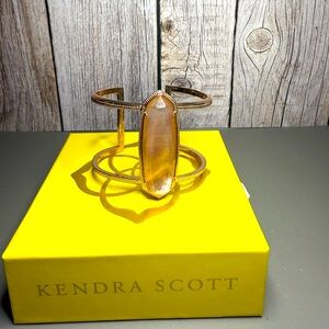 VINTAGE RARE KENDRA SCOTT LAWSON BRACELET RSG PEACH ILLUSION